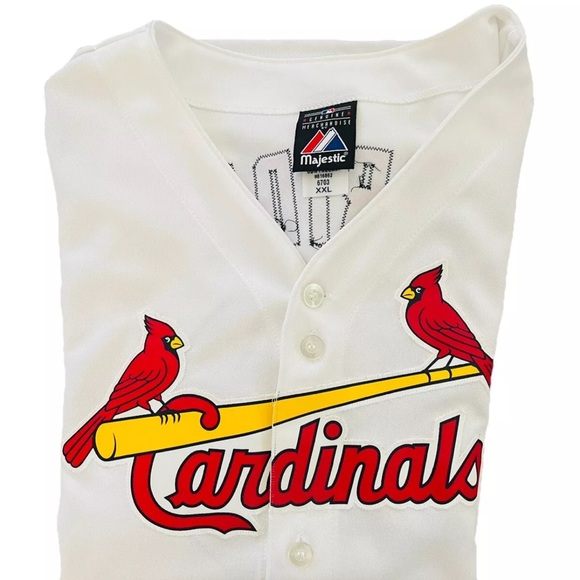 Majestic Bride St Louis Cardinals Home Jersey Unisex Men L Women 2X - Picture 8 of 8